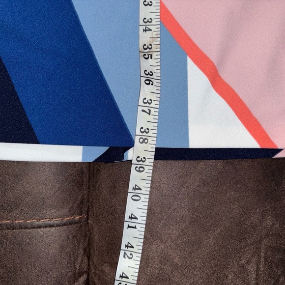 Vince Camuto  Printed Sheath Dress in Pink, Blue, and White - Picture 6 of 13